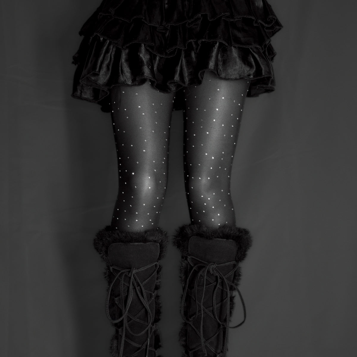 Sheer Rhinestone Tights (15-20 mmHg)